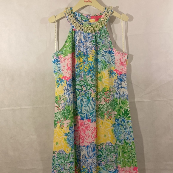 Lilly Pulitzer Shawn Maxi Dress Cheek to Cheek Size large NWOT - Picture 4 of 16